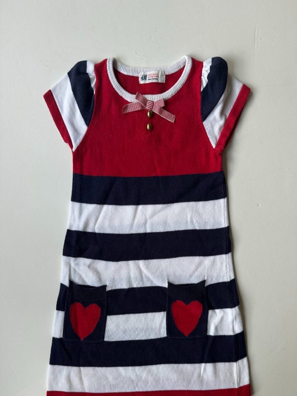 H&M Red White and Blue Sweater Dress